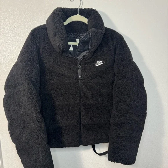Nike Women's Black Teddy Jacket